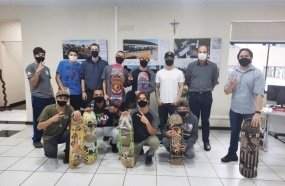 Vice-prefeito reúne skatistas para definir projeto da pista 