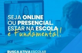 Secretaria de Educação reforça campanha Busca Ativa Escolar
