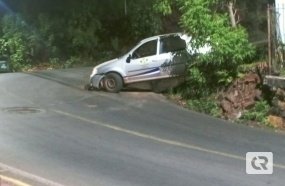 Elemento é preso após furtar carro da Prefeitura e se acidentar 