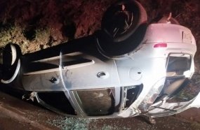 Veículo é encontrado capotado em Fraiburgo 