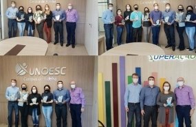 Unoesc homenageia colaboradores pelo tempo de serviço
