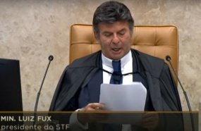 STF não aceitará ameaças à sua independência ou intimidações, diz Fux