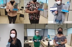 Colaboradores do HUST são homenageados por tempo de serviço 