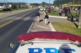 Último ponto de bloqueio de caminhões é desmobilizado em SC