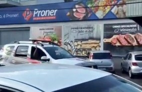 Jovem com moto barulhenta tenta fugir da PM em Joaçaba