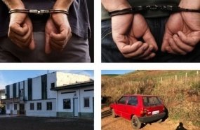 Presa dupla que agrediu homem e roubou carro em Água Doce  