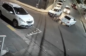 Motorista foge após acidente que deixou motociclista ferido em Herval