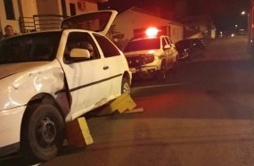Colisão entre veículos deixa mulher ferida em Campos Novos