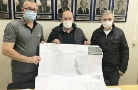 AMMOC entrega projeto do novo cemitério de Herval d´Oeste 
