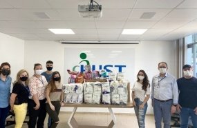 Curso de Odontologia arrecada fraldas e produtos de higiene para o HUST