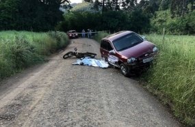 Colisão entre carro e moto resulta em morte no interior de Água Doce