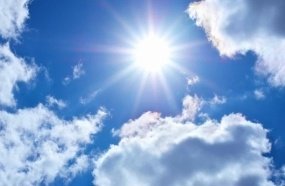 Sol e calor, com mudança do tempo no fim de semana