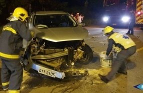 Colisão entre veículos deixa dois feridos na SC-467 