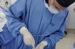 Médicos realizam no HUST cirurgia inédita para controle da dor em pacientes oncológicos