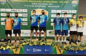 AMOB conquista 5 medalhas no Circuito Brasileiro de Badminton
