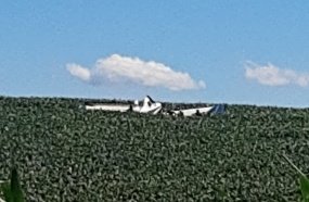 Pouso de avião em lavoura mobiliza Bombeiros em Campos Novos