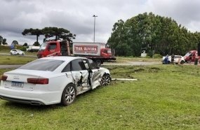Homem fica ferido após colisão entre veículos no Trevão do Irani