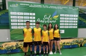Badminton conquista 5 medalhas internacionais para Joaçaba