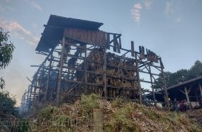 Galpão utilizado para depósito de alho é destruído por incêndio 