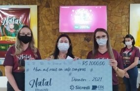 CDL entrega prêmios da Campanha Natal Premiado