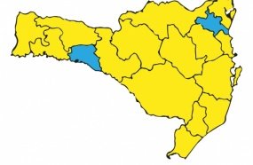 Maioria das regiões de Santa Catarina evoluem para risco alto 