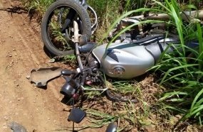 Colisão deixa motociclista ferido no interior de Piratuba 
