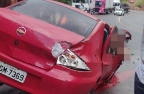 Casal perde a vida após colisão entre veículos na BR-282