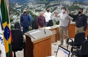 Dois suplentes são empossados como vereadores de Herval 