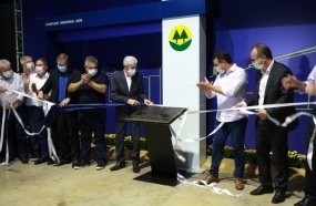 Governador exalta o agronegócio em inauguração da nova fábrica da Cooperalfa