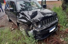 Colisão entre veículos deixa criança de 3 anos ferida 
