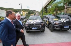 Polícia Civil de Santa Catarina recebe 43 novas viaturas