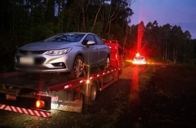 PM recupera veículo furtado em Palhoça após montar cerco na região