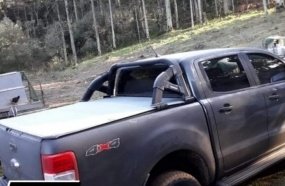 Criminosos assaltam residência e fogem com caminhonete da família