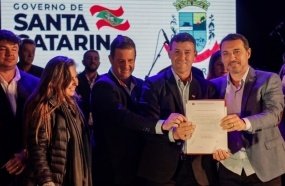 Governador lança licitação para pavimentar SC-452, em Abdon Batista