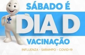Joaçaba promove Dia D de Vacinação contra Influenza, Sarampo e Covid