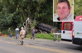 Morre condutor de caminhão que colidiu em árvore 