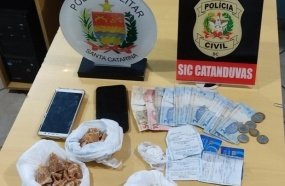 Casal é preso em Vargem Bonita enquanto transportava drogas