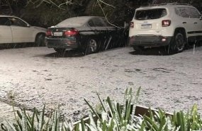 Serra registra neve pelo segundo dia consecutivo