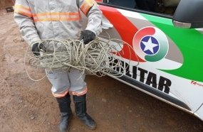 Polícia Militar combate furto e receptação de fios de cobre