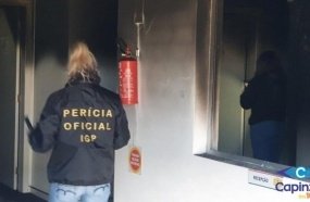 Polícia Civil investiga incêndio em unidade de saúde de Ouro