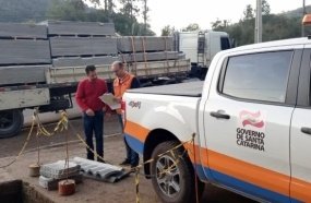 Prefeitura de Herval entrega materiais para atingidos pela chuva de granizo 