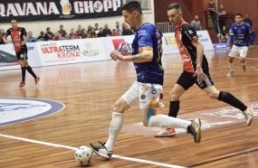 Joaçaba Futsal é superado em Joinville pela Liga Nacional 