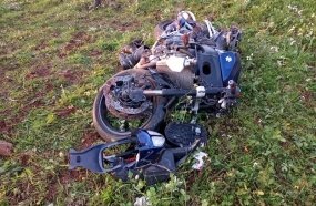 Morre no hospital motociclista que caiu em barranco na SC-135 