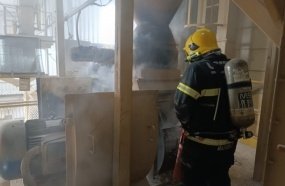 Incêndio atinge moinho de cooperativa em Salto Veloso