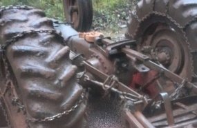 Idoso morre esmagado por trator no interior de Ponte Serrada 