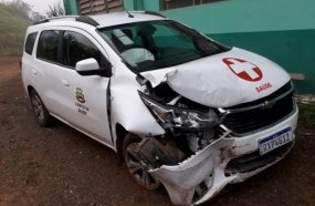 Ladrão se acidenta após furtar veículo da Prefeitura 