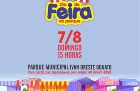 Domingo É Dia de Feira no Parque Central de Joaçaba