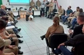 Policiais militares recebem treinamento para atendimento pré-hospitalar