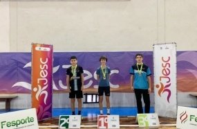Joaçaba é duplamente campeã no Badminton dos Jogos Escolares
