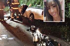 Condutora morre após colisão entre picape e caminhão em Joaçaba